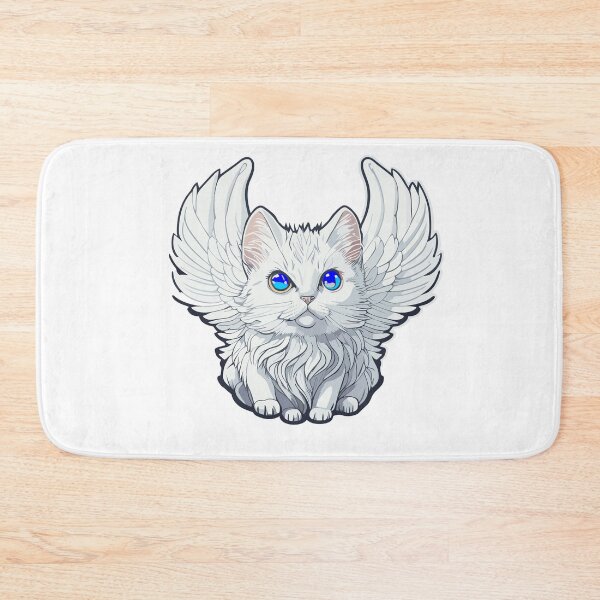 Item preview, Beautiful and adorable cat with big feline angel and demon wings. designed and sold by PETS ABC.