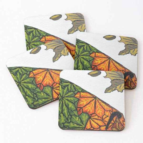 Item preview, Woman leaf art acrylic painting Closeup picture designed and sold by MubaraksArt.