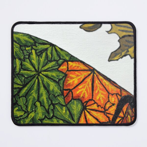Item preview, Woman leaf art acrylic painting Closeup picture designed and sold by MubaraksArt.