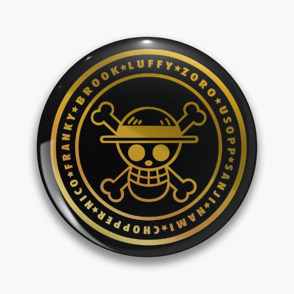 One Piece Luffy Skull Pin for Sale by T-TEES Clothing