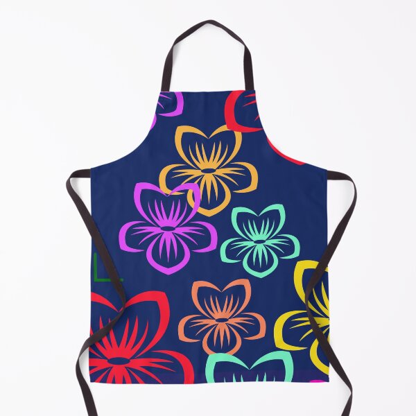 Item preview, Colorful flowers with dark blue background designed and sold by Chirayu1111.