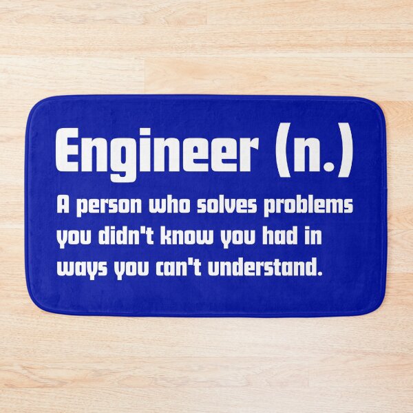 Item preview, Problem Engineer funny dictionary solution designed and sold by ElLocoMus.