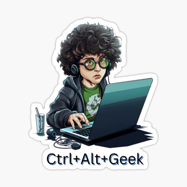 Nerd in Disguise: Unleash Your Inner Geek with These Techie Tees Sticker