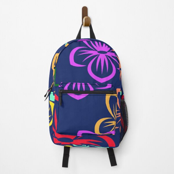 Item preview, Colorful flowers with dark blue background designed and sold by Chirayu1111.