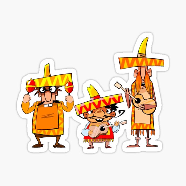 Mexican musicians Sticker