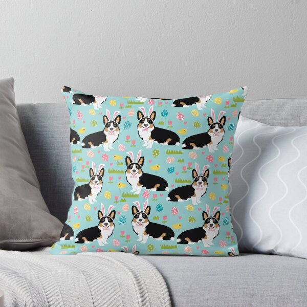 Item preview, Corgi easter dog breed pattern pet art tricolored corgis easter dog lover gifts designed and sold by PetFriendly.