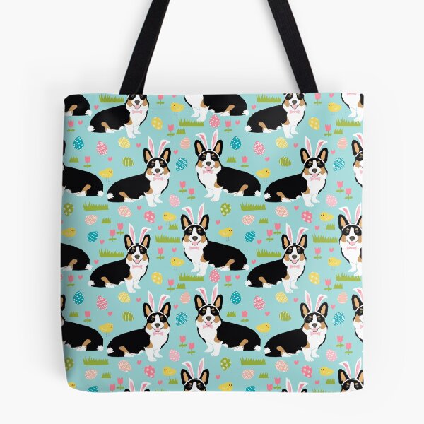 Item preview, Corgi easter dog breed pattern pet art tricolored corgis easter dog lover gifts designed and sold by PetFriendly.