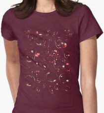 Red Bubbles Women's Fitted T-Shirt