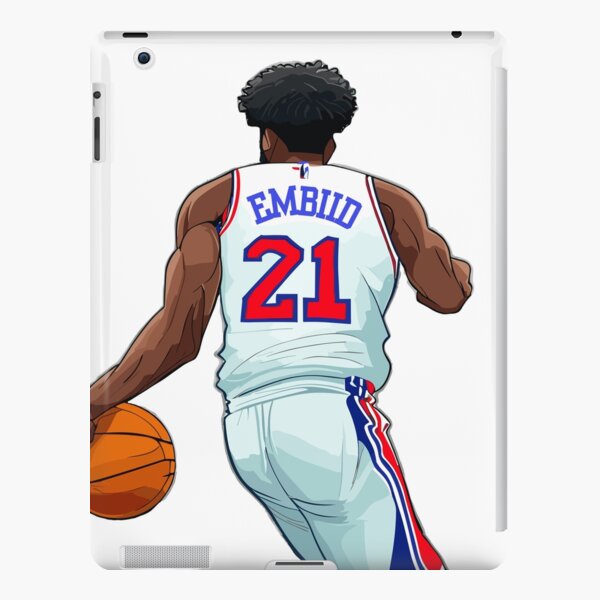 Joel Embiid 76ers White Jersey iPad Case & Skin for Sale by