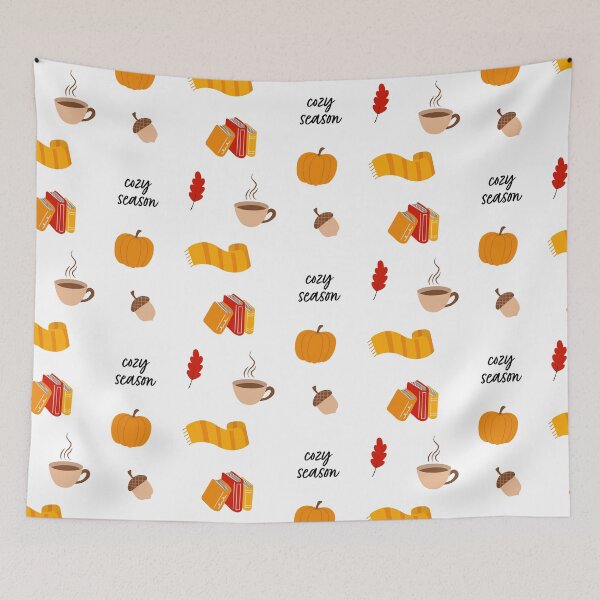 Item preview, Cozy Fall Autumn Illustrations designed and sold by chocolate e'claire.