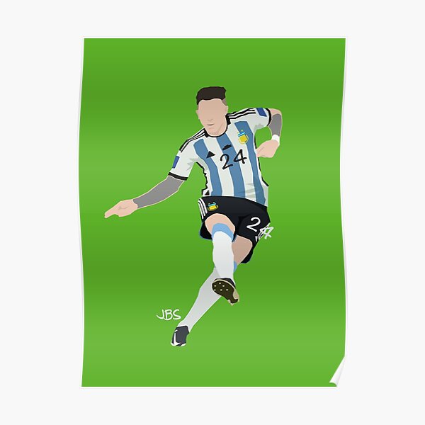 Enzo Fernández Argentina Kit Poster for Sale by designsheaven