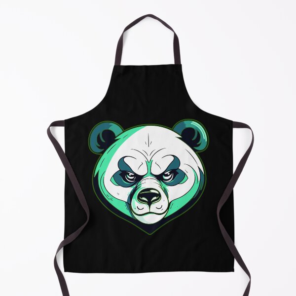 Item preview, Angry Panda Bear Green Head designed and sold by HoruXtore.
