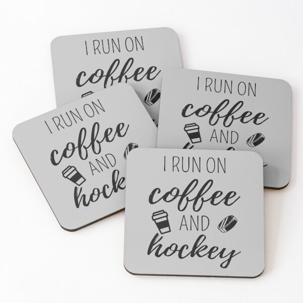 Artikelvorschau, Ich laufe auf Kaffee und Hockey II entworfen und verkauft von Lemon Pepper.