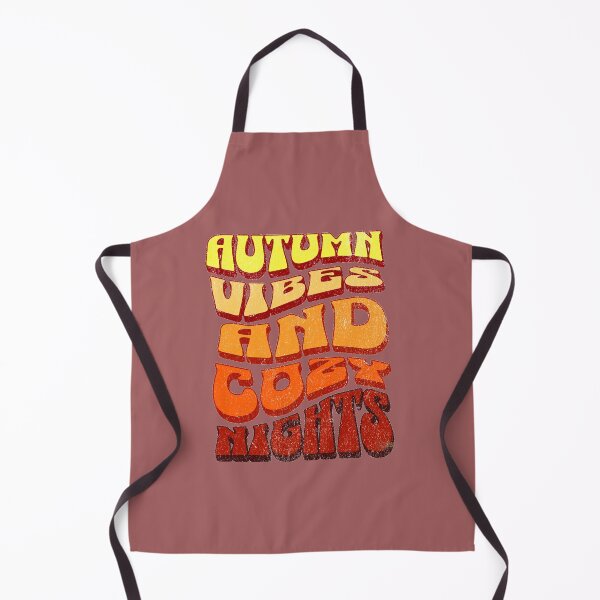Item preview, Autumn Vibes and Cozy Nights Fall Retro Design designed and sold by Alinamatt.