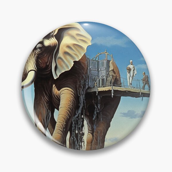 Item preview, Epic Tusks: A Surreal Elephant Odyssey designed and sold by Mullet Monkey.