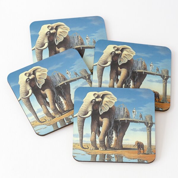 Item preview, Epic Tusks: A Surreal Elephant Odyssey designed and sold by Mullet Monkey.