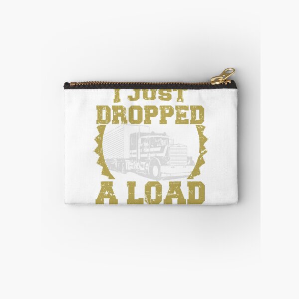 Item preview, I Just Dropped A Load Funny Pun Trucker designed and sold by geekg33r.