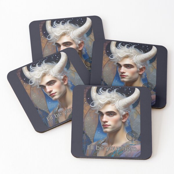 Item preview, Handsome Faun Goat Boy Horned God designed and sold by DesignsBuyGem.