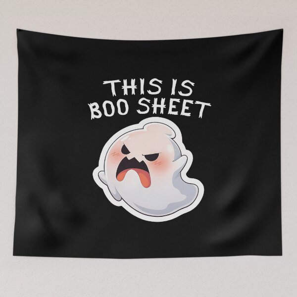 Item preview, This Is Boo Sheet, Halloween Ghosts, Ghost designed and sold by ArtHideaway.