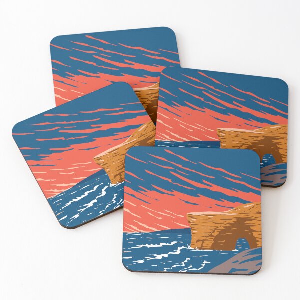 Item preview, Sunset Cliffs in Point Loma San Diego California WPA Poster Art designed and sold by patrimonio.