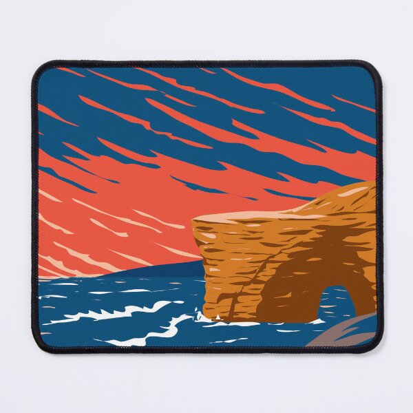 Item preview, Sunset Cliffs in Point Loma San Diego California WPA Poster Art designed and sold by patrimonio.