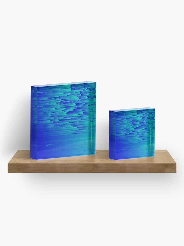 Alternate view of Speed Trap - Pixel Art Acrylic Block