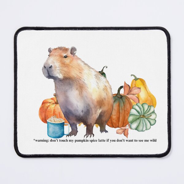 Item preview, Autumn Capybara designed and sold by MyFluffyCloud.