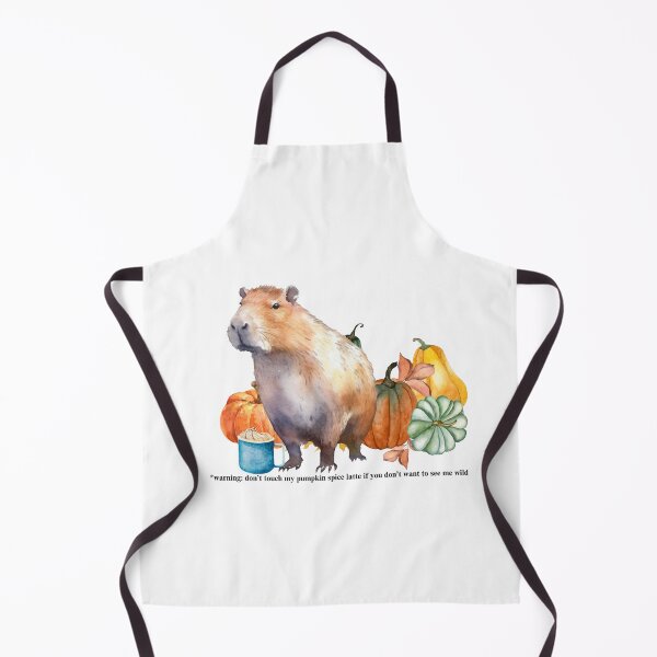 Item preview, Autumn Capybara designed and sold by MyFluffyCloud.