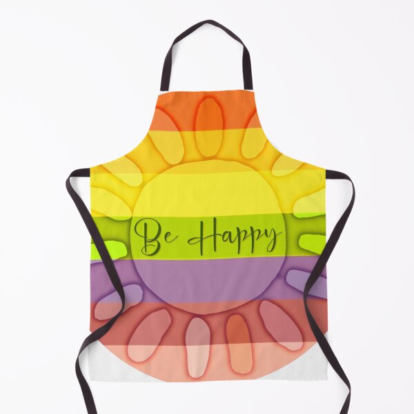 Item preview, Be Happy Rainbow Flower Power designed and sold by gleefulme.