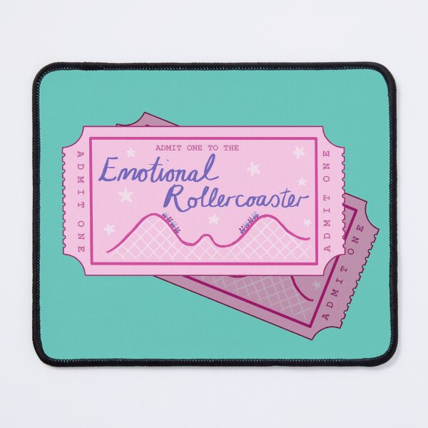 Item preview, Ticket Emotional rollercoaster designed and sold by StitchItMama.