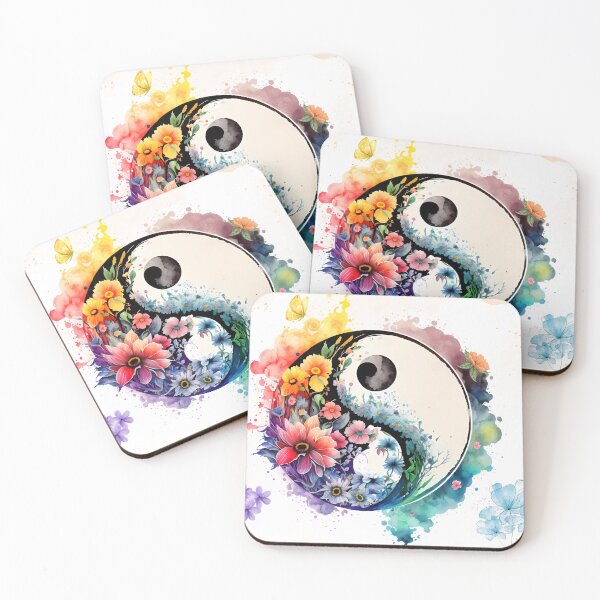 Item preview, Serenity Blossoms: Elevate Your Space with Tao-Inspired Watercolor Floral Decor designed and sold by VeronicArt85.