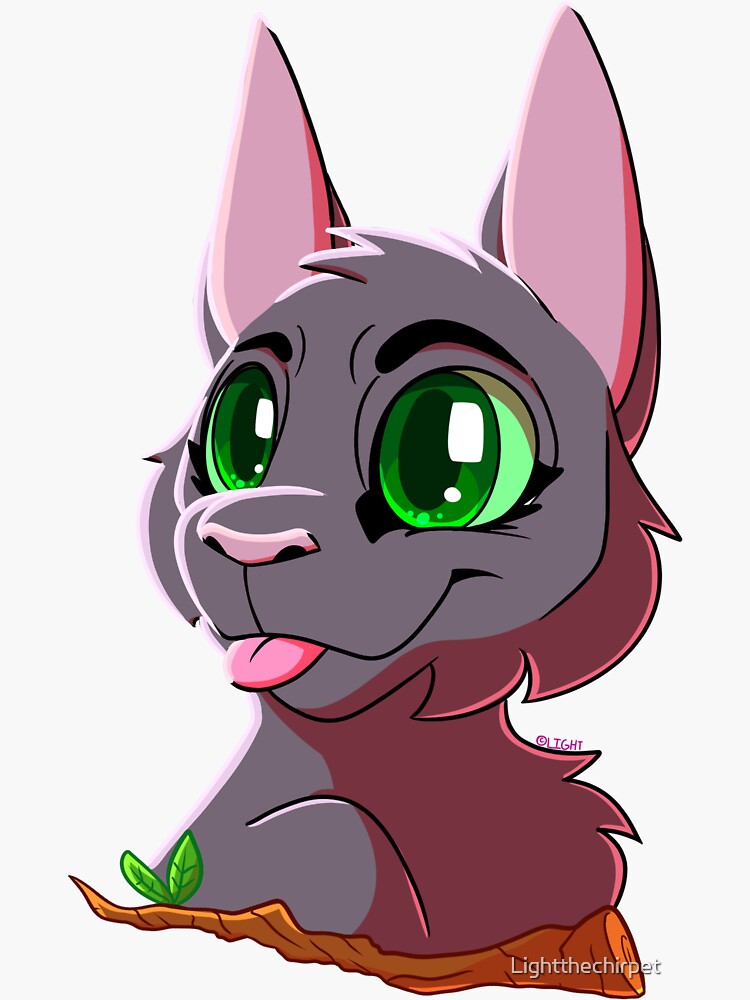 Sleekwhisker Icon Sticker for Sale by Lightthechirpet