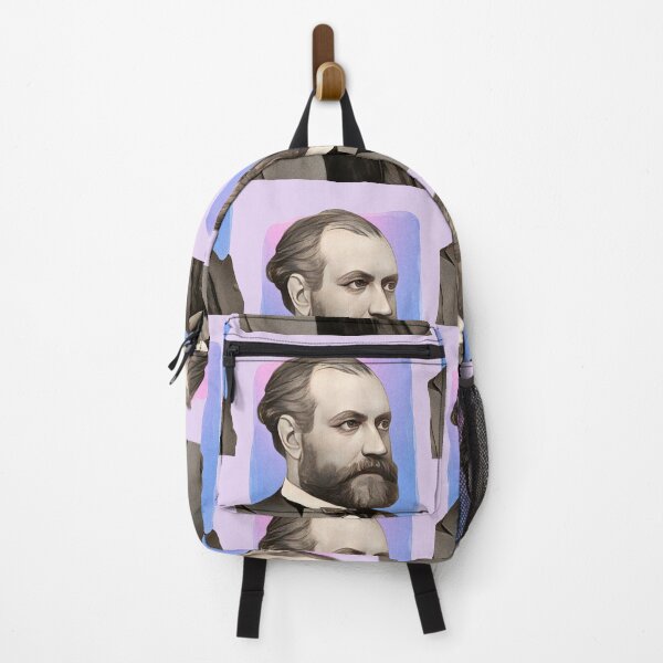 Item preview, French Composer Charles Gounod - purple pink - illustration designed and sold by Litstoy.