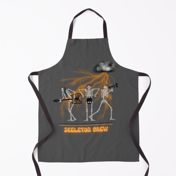 Item preview, Funny Rock Band Skeleton Crew Halloween designed and sold by bizbostudio.