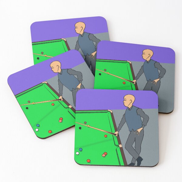 Item preview, Snooker player at the table. designed and sold by trevordaltonart.