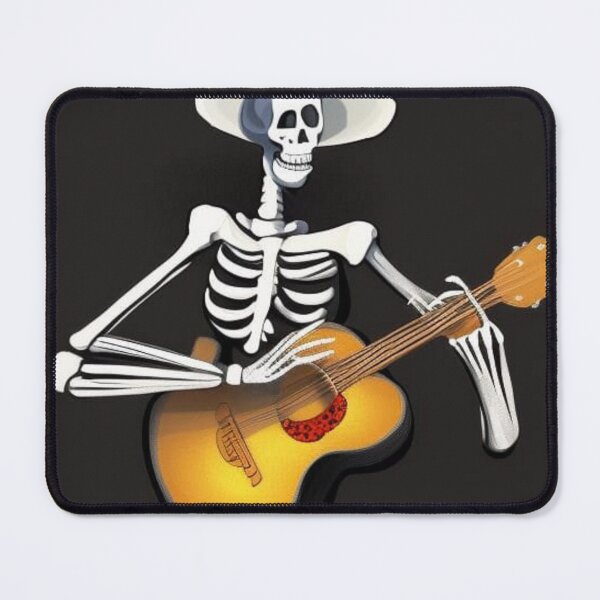 Item preview, Halloween Skeleton playing guitar designed and sold by JackFreestone.