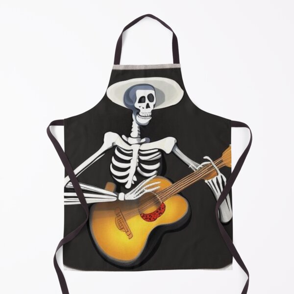 Item preview, Halloween Skeleton playing guitar designed and sold by JackFreestone.