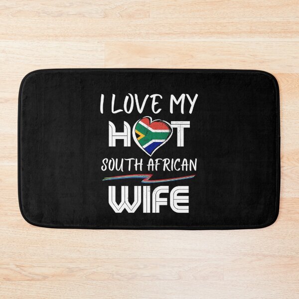 Item preview, I Love My Hot South African Wife South Africa Husband designed and sold by Furahisha.