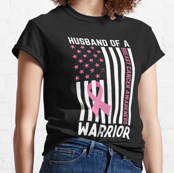 BREAST CANCER AWARENESS US flag design' Men's T-Shirt