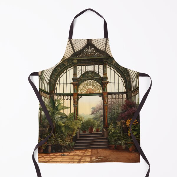 Item preview, Victorian Greenhouse Filled With Exotic Plants Victorian Inspired Art designed and sold by CDC40.