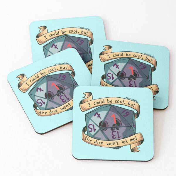 Item preview, I could be cool but the dice won't let me designed and sold by YazminCityArts.