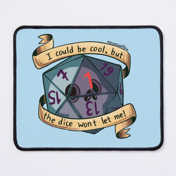 Item preview, I could be cool but the dice won't let me designed and sold by YazminCityArts.