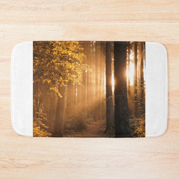 Item preview, Forest path with sun rays designed and sold by Pietschi2022.