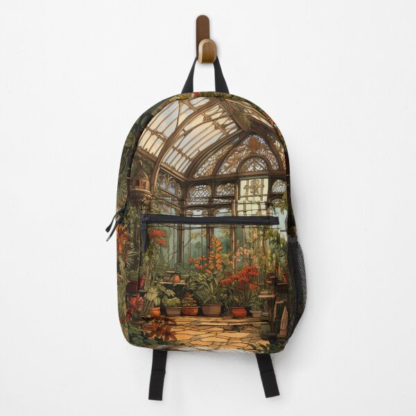 Item preview, Victorian Greenhouse Filled With Exotic Plants Victorian Inspired Art designed and sold by CDC40.