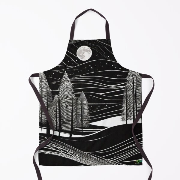 Item preview, Full Moon Starry Sky Landscape Surrealism 86 designed and sold by Benito Del Ray.