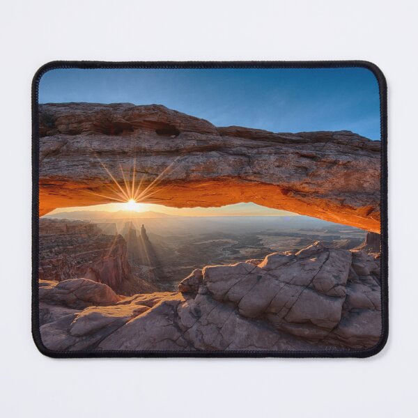 Item preview, Mesa Arch - A Mesmerizing Geological Wonder in the Island in the Sky District designed and sold by Rocky Mountain Artistry.