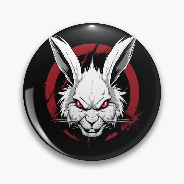 Item preview, Angry white rabbit designed and sold by InfinityCircle.