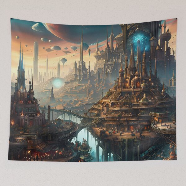 Item preview, Alien City designed and sold by BansheeTales.