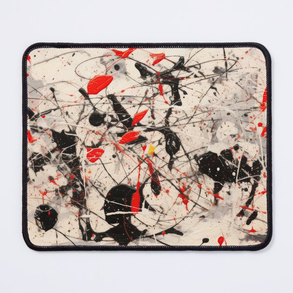 Item preview, Wild Abstract Painting in Red and Black designed and sold by laughingdesign.