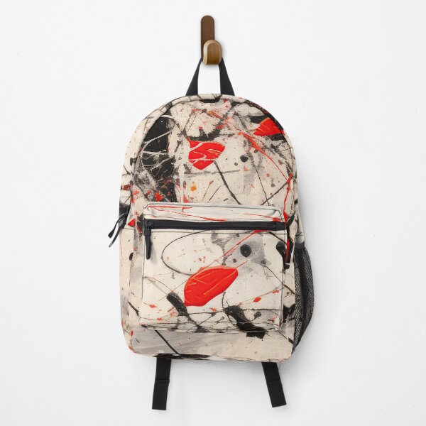 Item preview, Wild Abstract Painting in Red and Black designed and sold by laughingdesign.